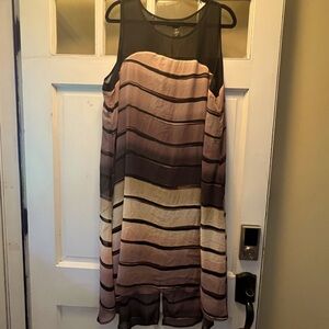 Lane Bryant Size 18/20 striped Flowy Dress